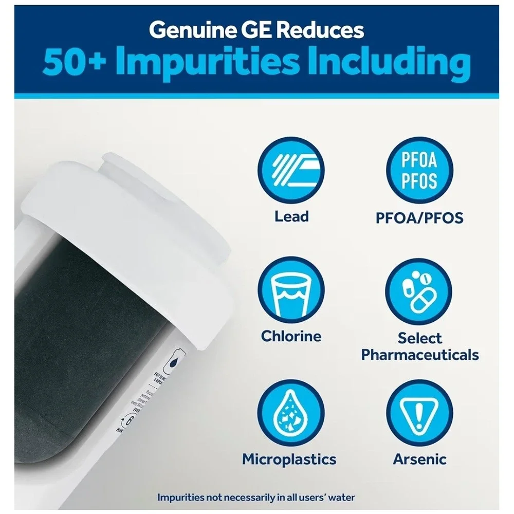 GE MWF Refrigerator Water Filter, Genuine Replacement Filter, new